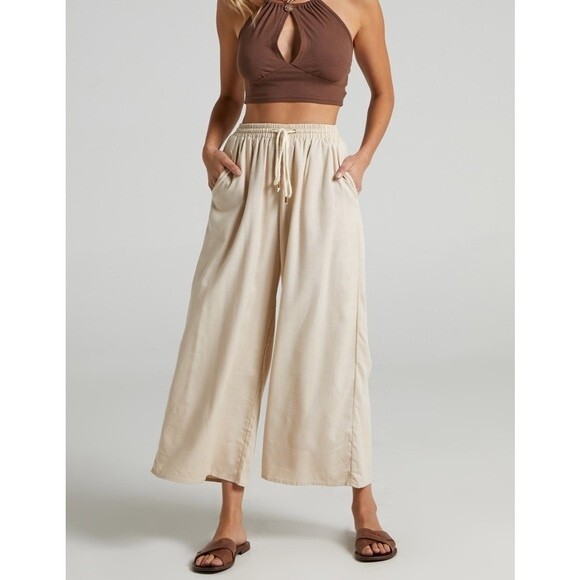 & Other Stories Pants - & other stories lyocell drawstring culottes size 0 NWT